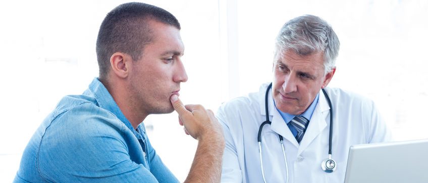 Worried Male Patient