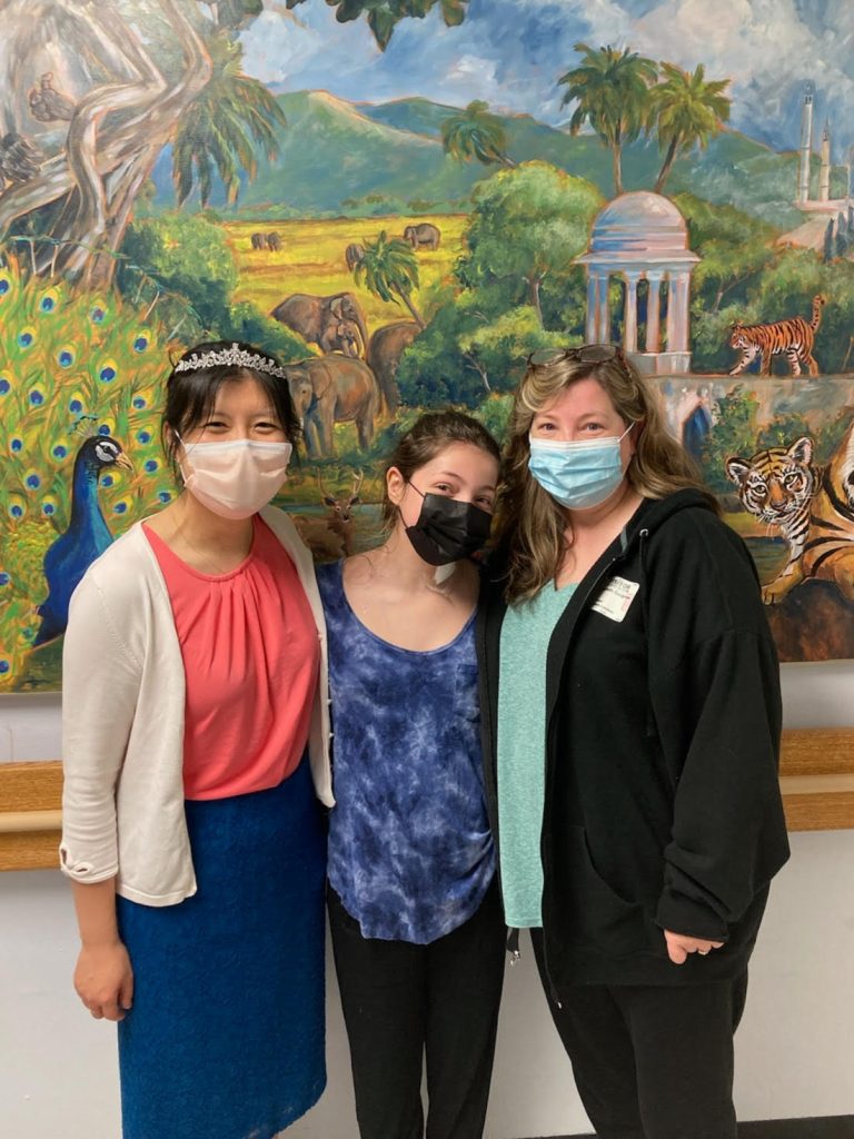 Genevieve with her drs
